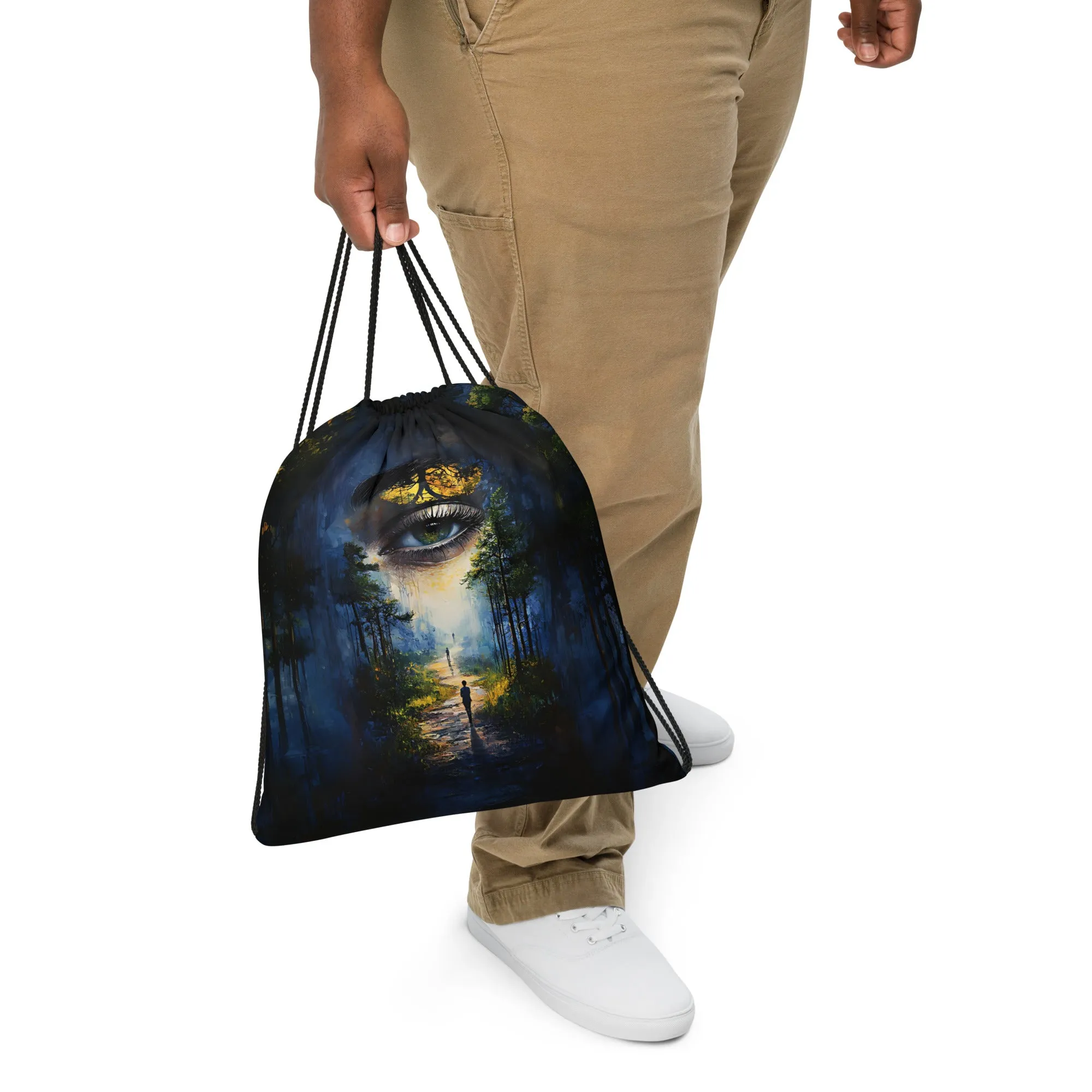 My Golden Path Drawstring bag