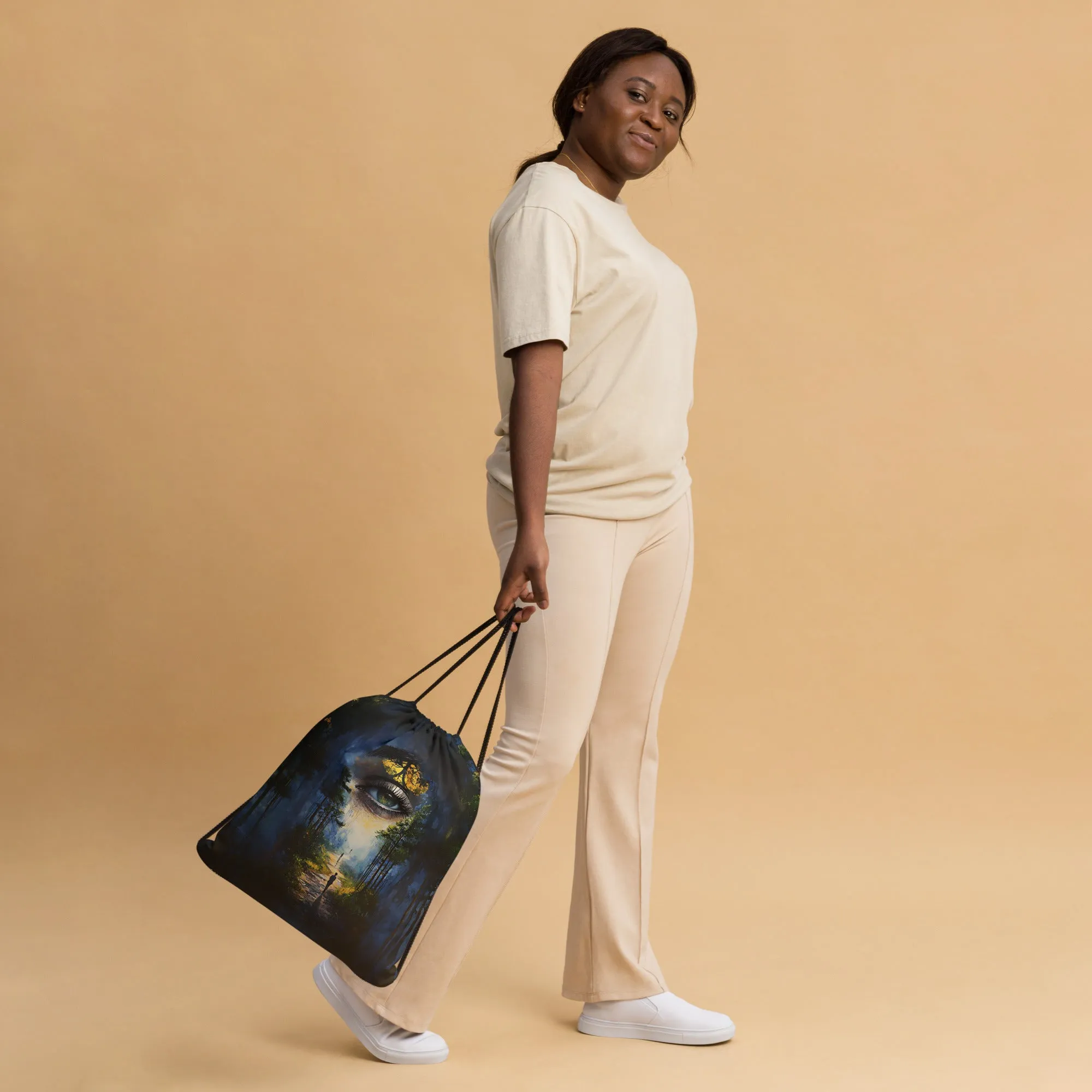 My Golden Path Drawstring bag