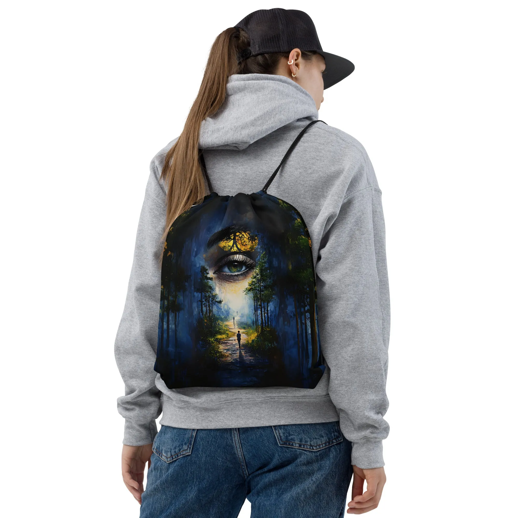 My Golden Path Drawstring bag