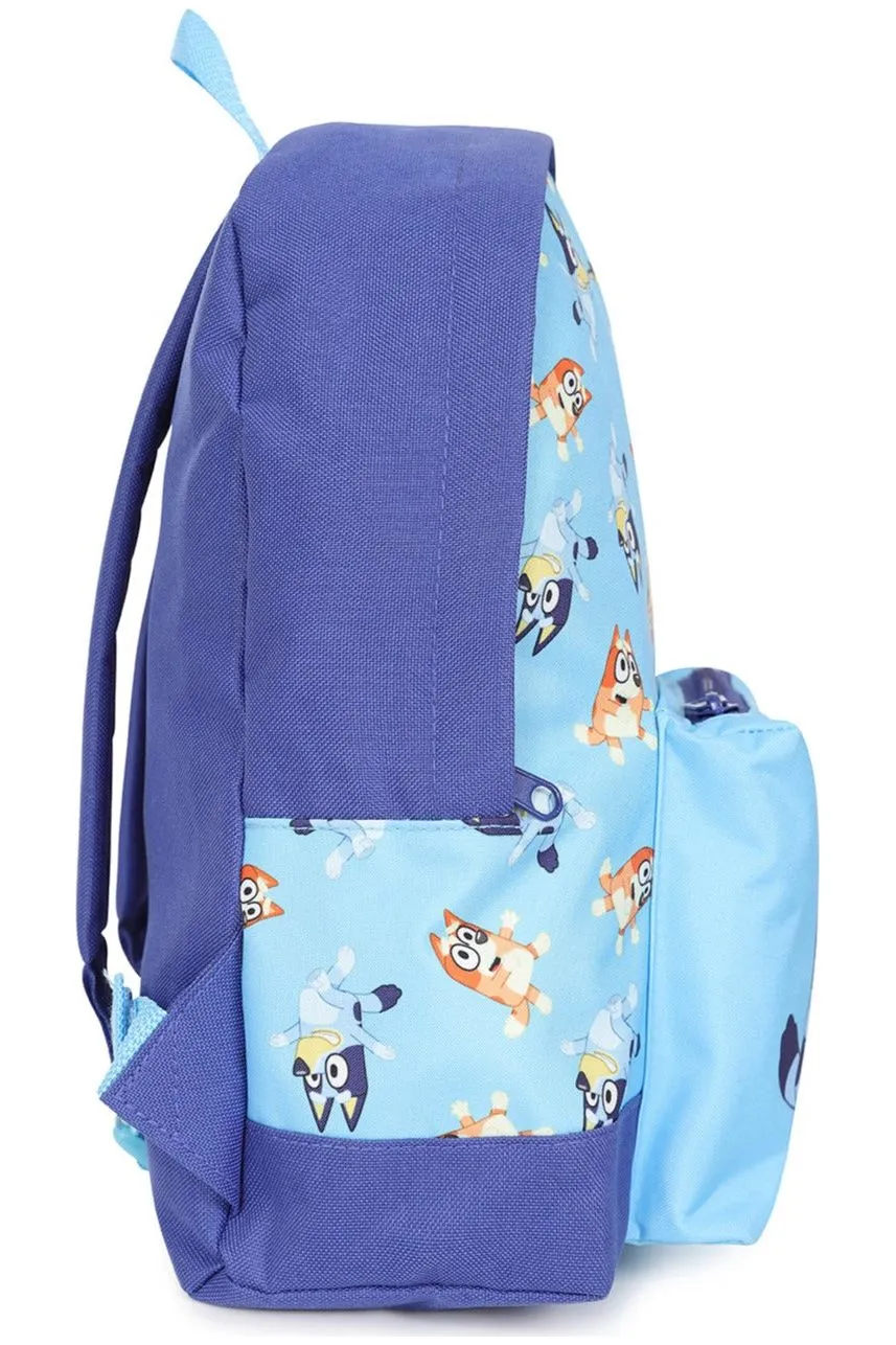 Official Bluey And Bingo Children's Backpack, Kids Backpack, Schoolbag, Rucksack Blue