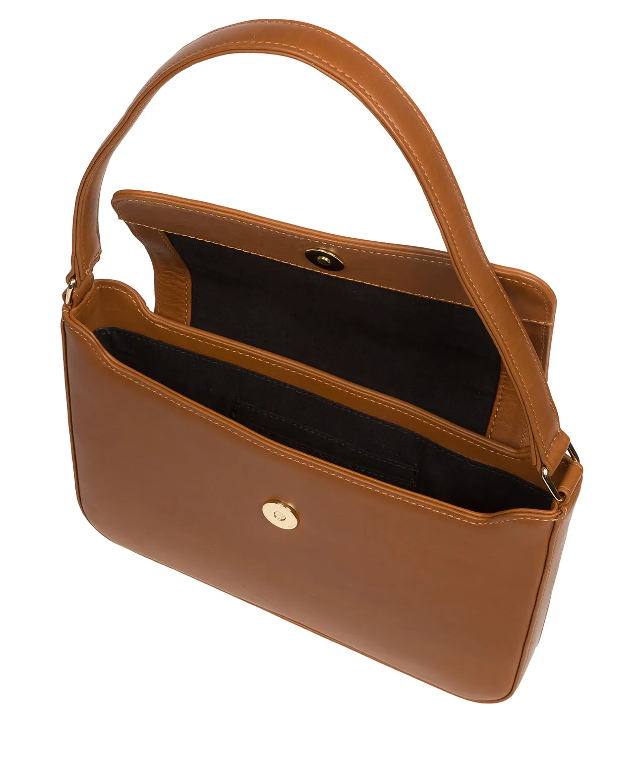 'Olivia' Oak Nappa Leather Evening Bag