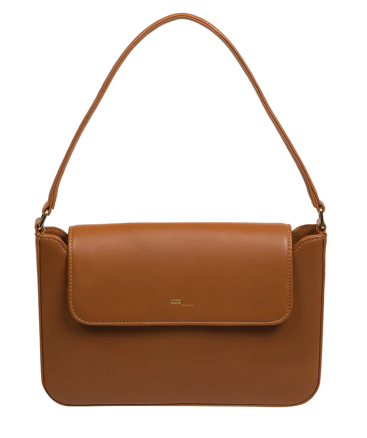 'Olivia' Oak Nappa Leather Evening Bag