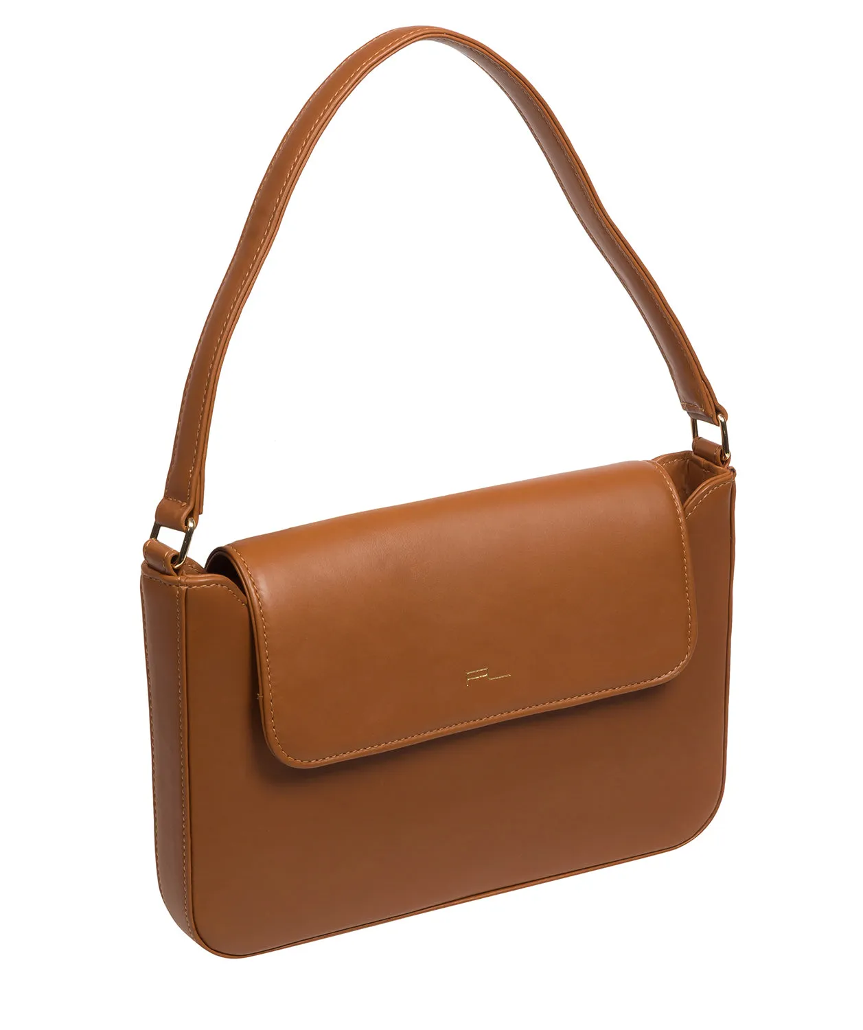 'Olivia' Oak Nappa Leather Evening Bag