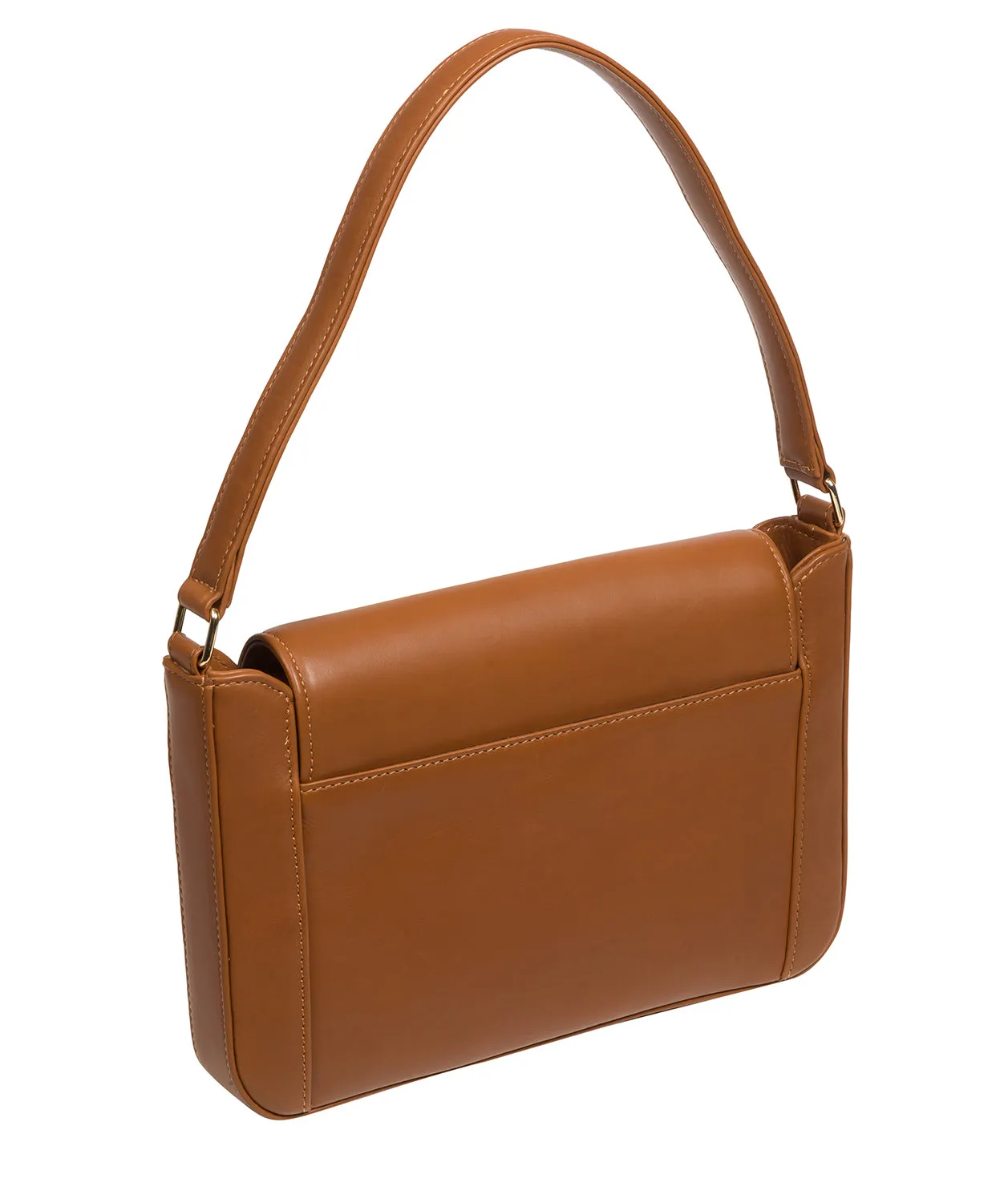 'Olivia' Oak Nappa Leather Evening Bag