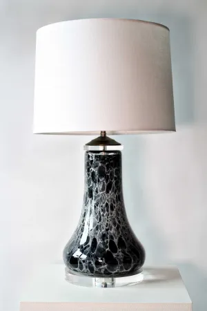 Pair of Blown Glass Table Lamps, France