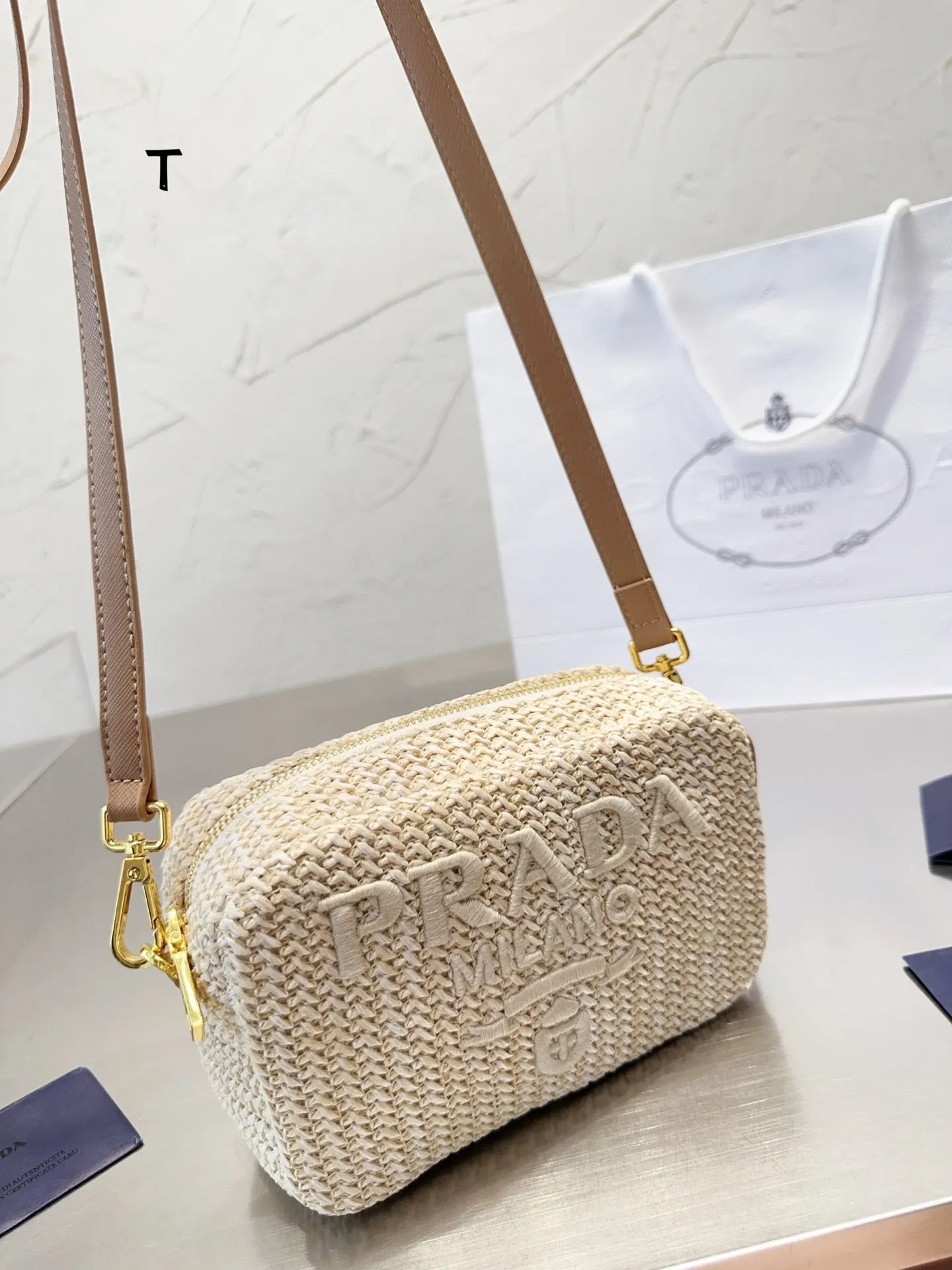 PD244 Crochet Shoulder Bag / 7.4x4.7x2.3inch