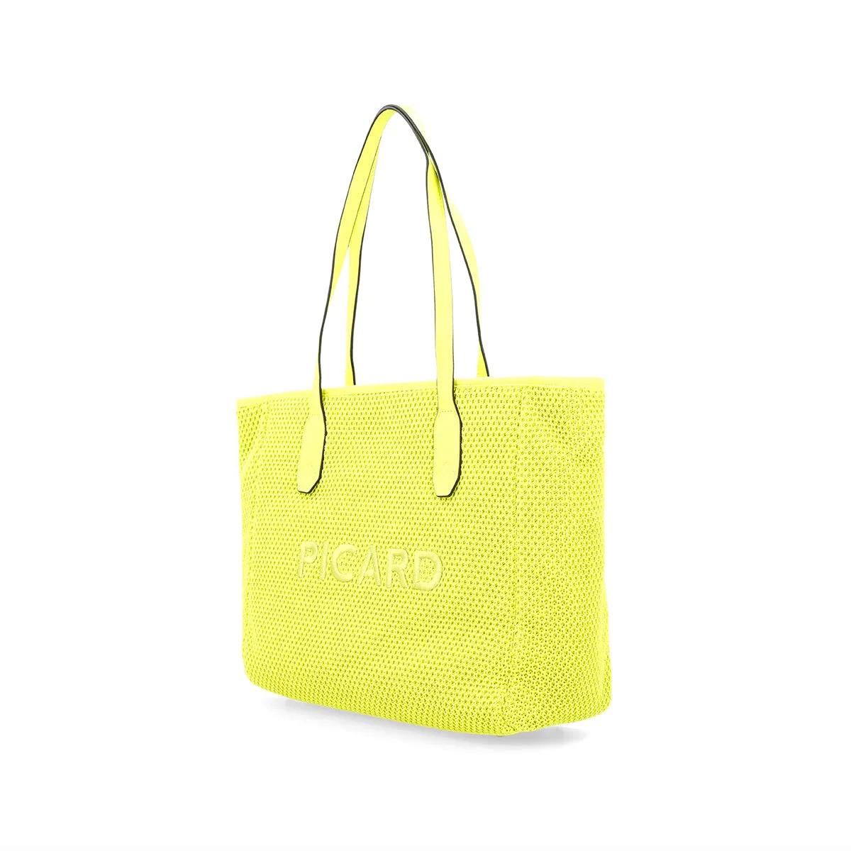 Picard Knitwork Ladies Tote Bag  (Lime Yellow)