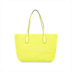 Picard Knitwork Ladies Tote Bag  (Lime Yellow)