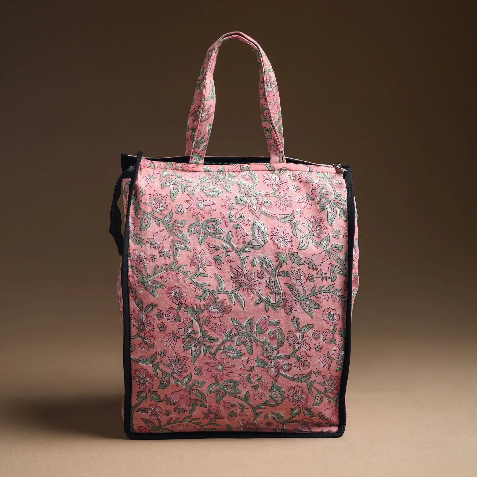 Pink - Handcrafted Cotton Shopping Bag 13