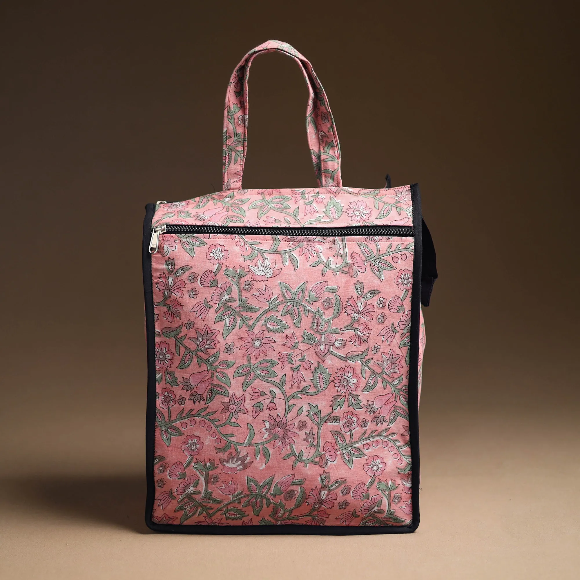 Pink - Handcrafted Cotton Shopping Bag 13