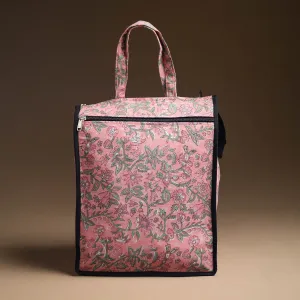 Pink - Handcrafted Cotton Shopping Bag 13