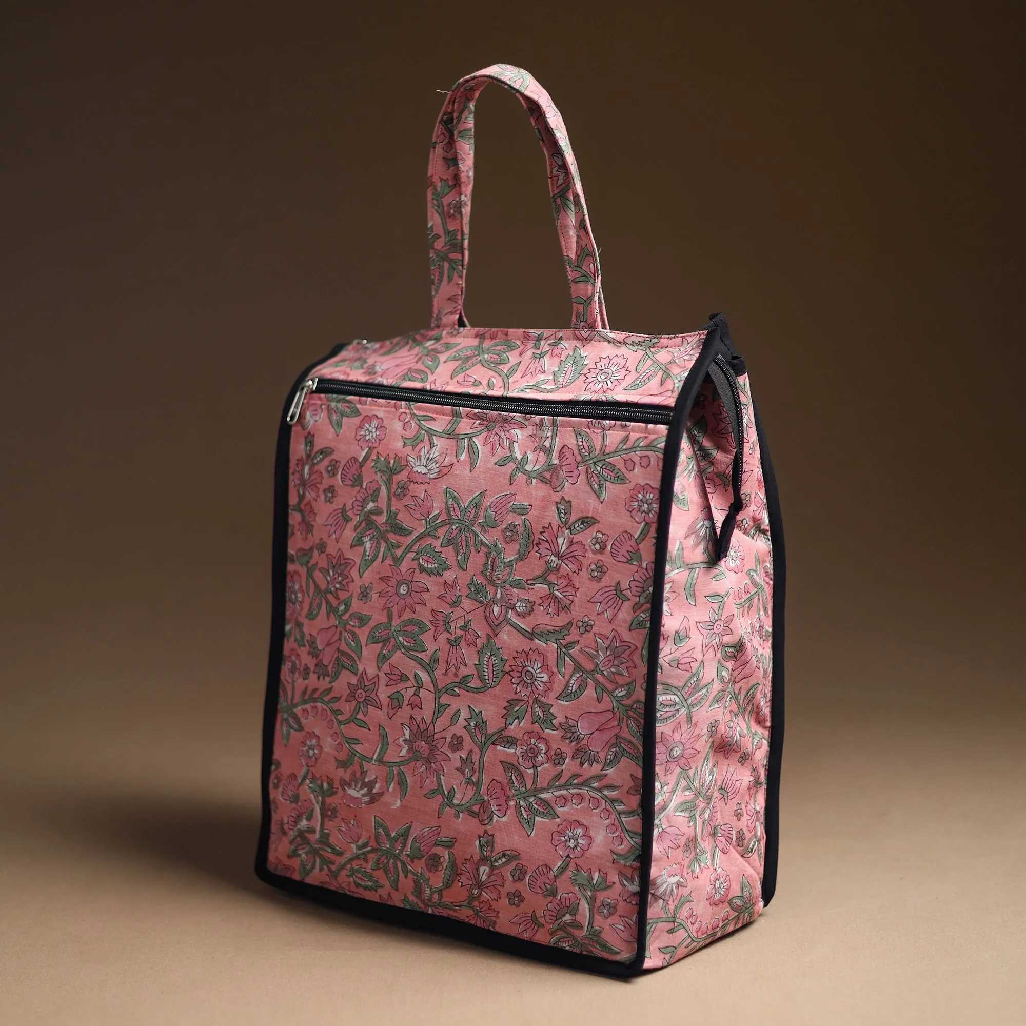 Pink - Handcrafted Cotton Shopping Bag 13