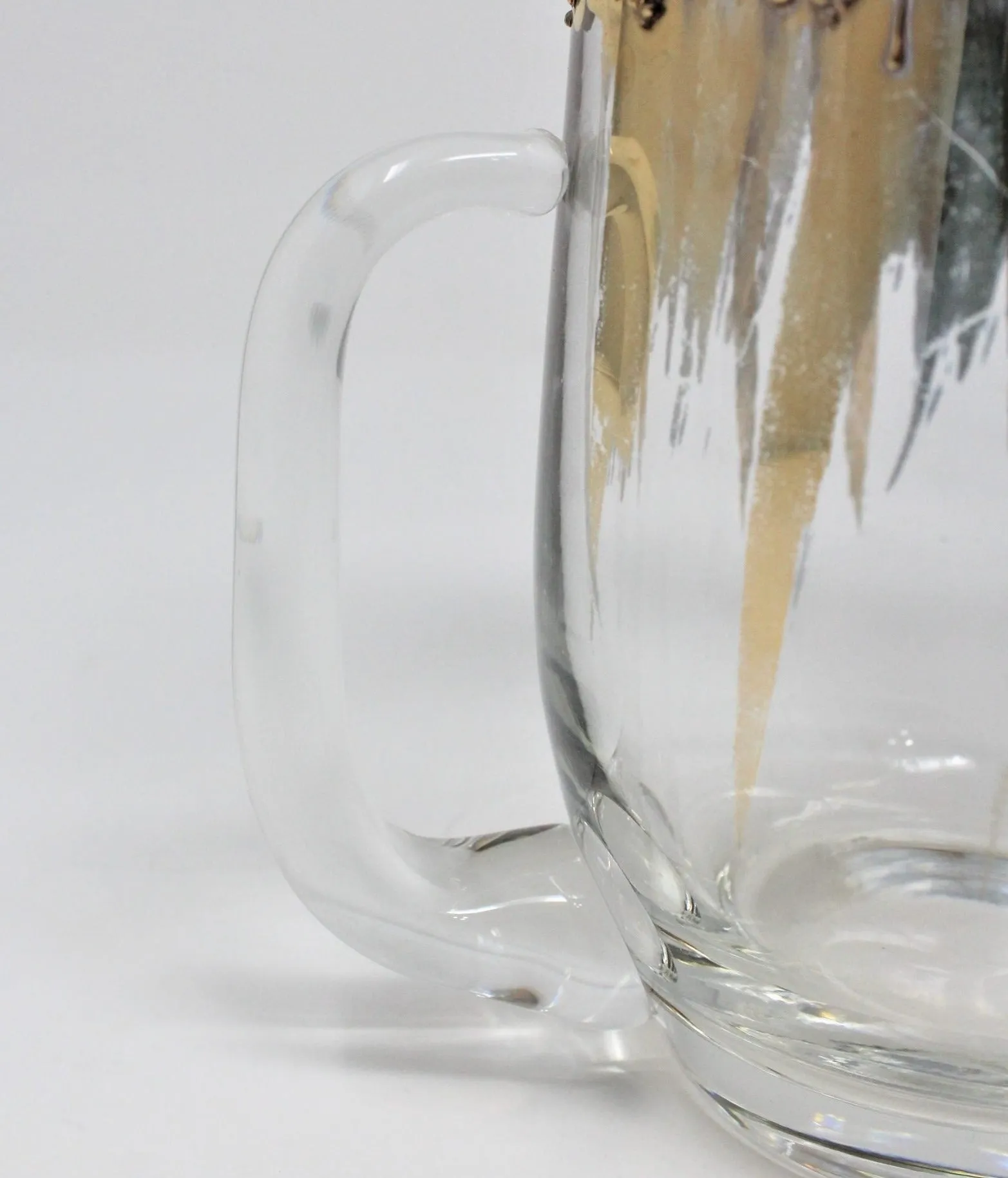 Pitcher & Glasses, Dorothy Thorpe, Atomic Splash Gold, MCM, Vintage