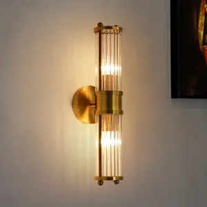 Post-modern crystal wall lamp creative living room TV background wall bedroom bedside lamp hotel aisle light luxury wall lamp