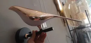 Postmodern Bird Led Wall Lamp Acrylic Bedroom Bedside Wall Sconce Hallway Aisle Staircase Indoor Wall Light Fixtures