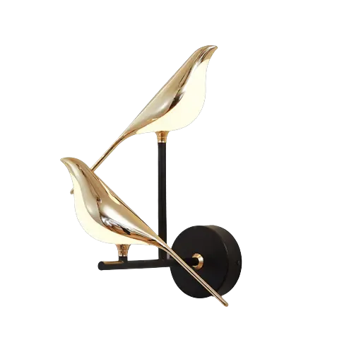 Postmodern Bird Led Wall Lamp Acrylic Bedroom Bedside Wall Sconce Hallway Aisle Staircase Indoor Wall Light Fixtures