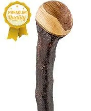 Premium Hand-Selected Irish Blackthorn Root Knobbed Walking Stick
