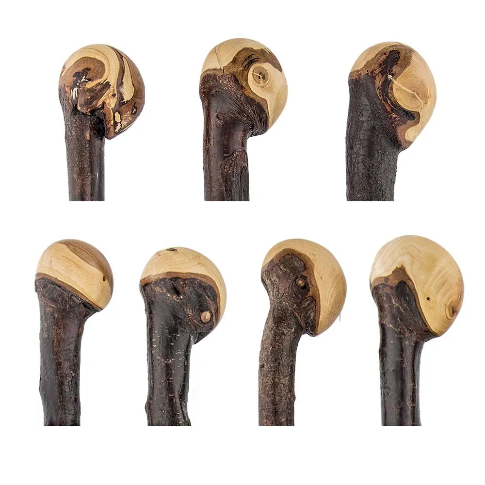 Premium Hand-Selected Irish Blackthorn Root Knobbed Walking Stick