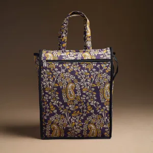 Purple - Handcrafted Cotton Shopping Bag 23