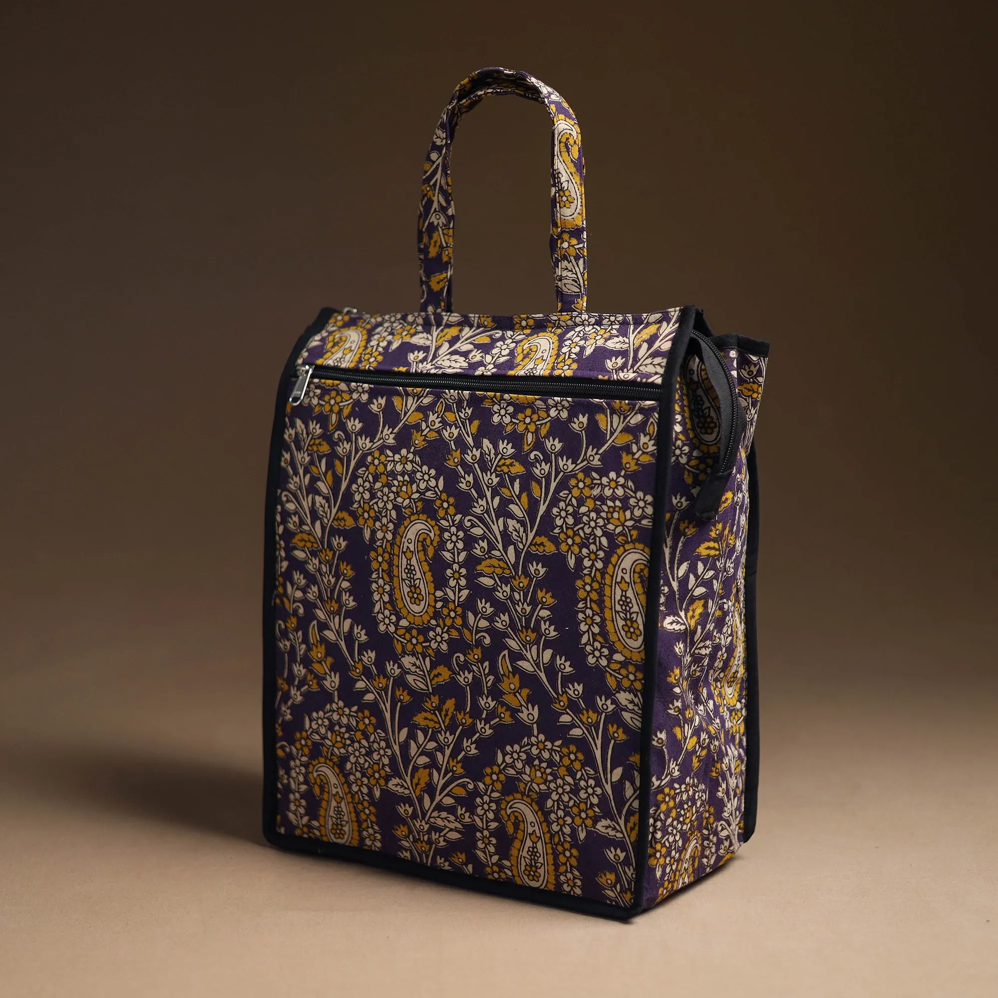 Purple - Handcrafted Cotton Shopping Bag 23