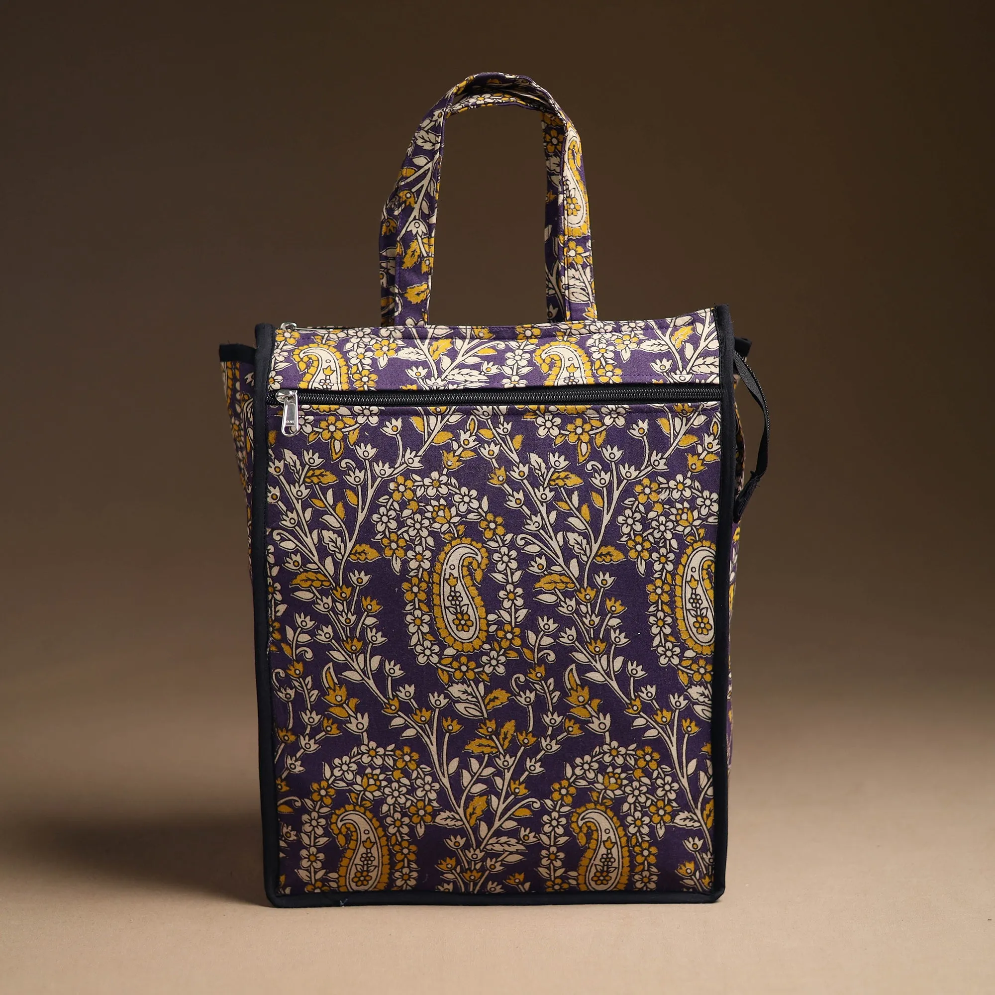 Purple - Handcrafted Cotton Shopping Bag 23