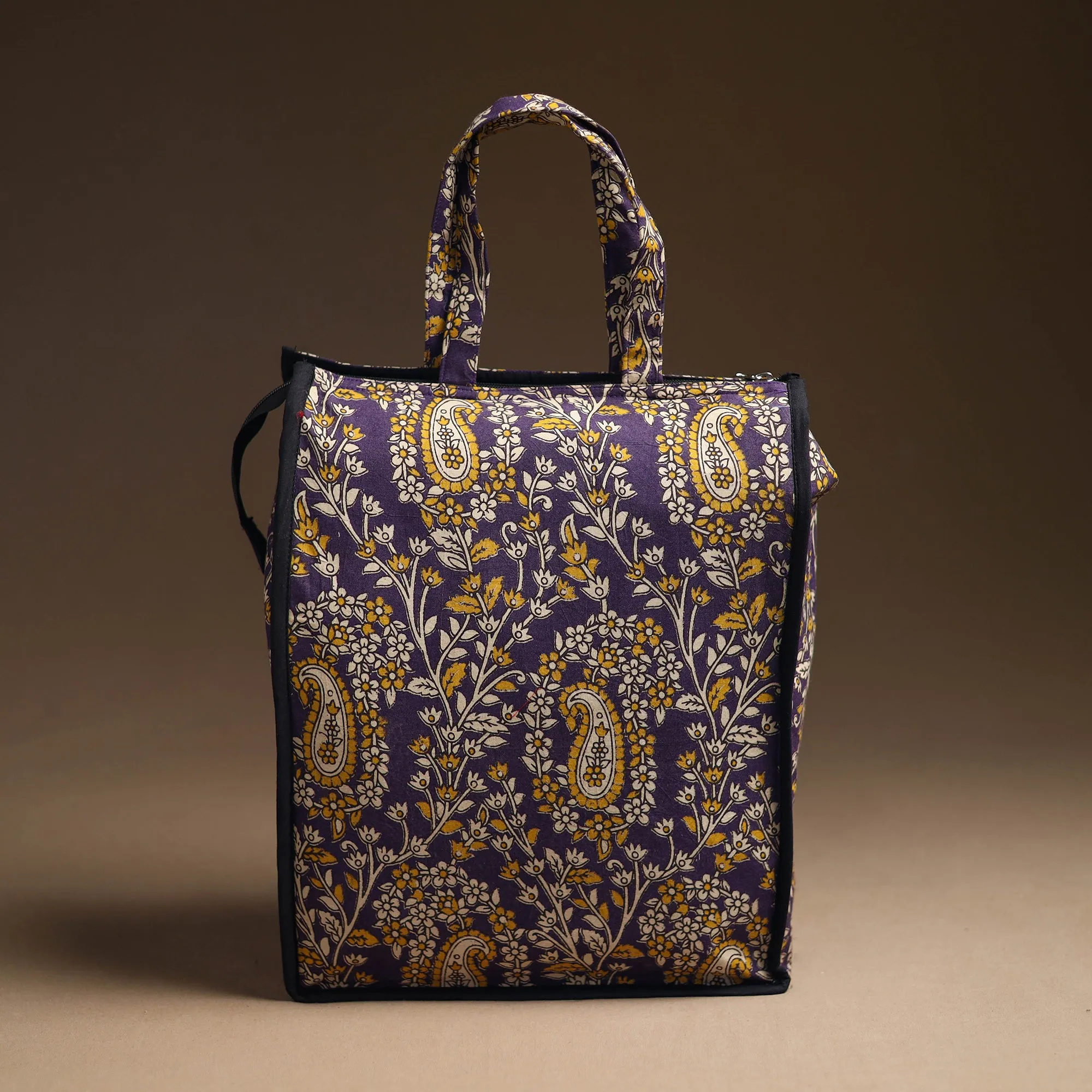 Purple - Handcrafted Cotton Shopping Bag 23