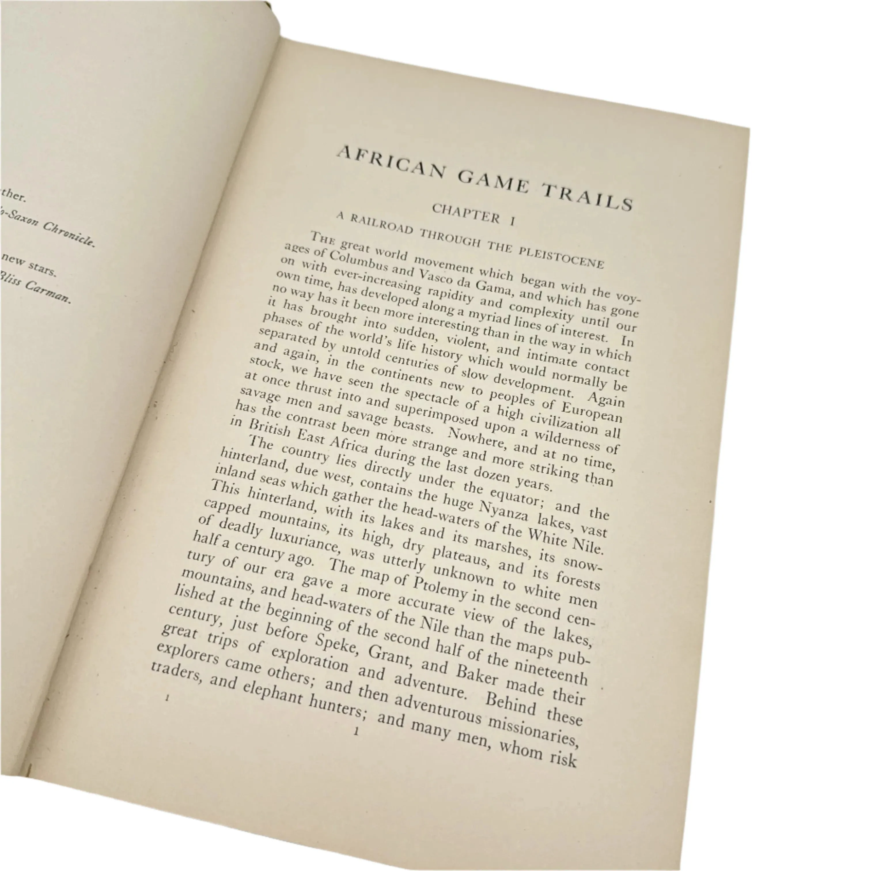 "African Game Trails" by Theodore Roosevelt — 1910