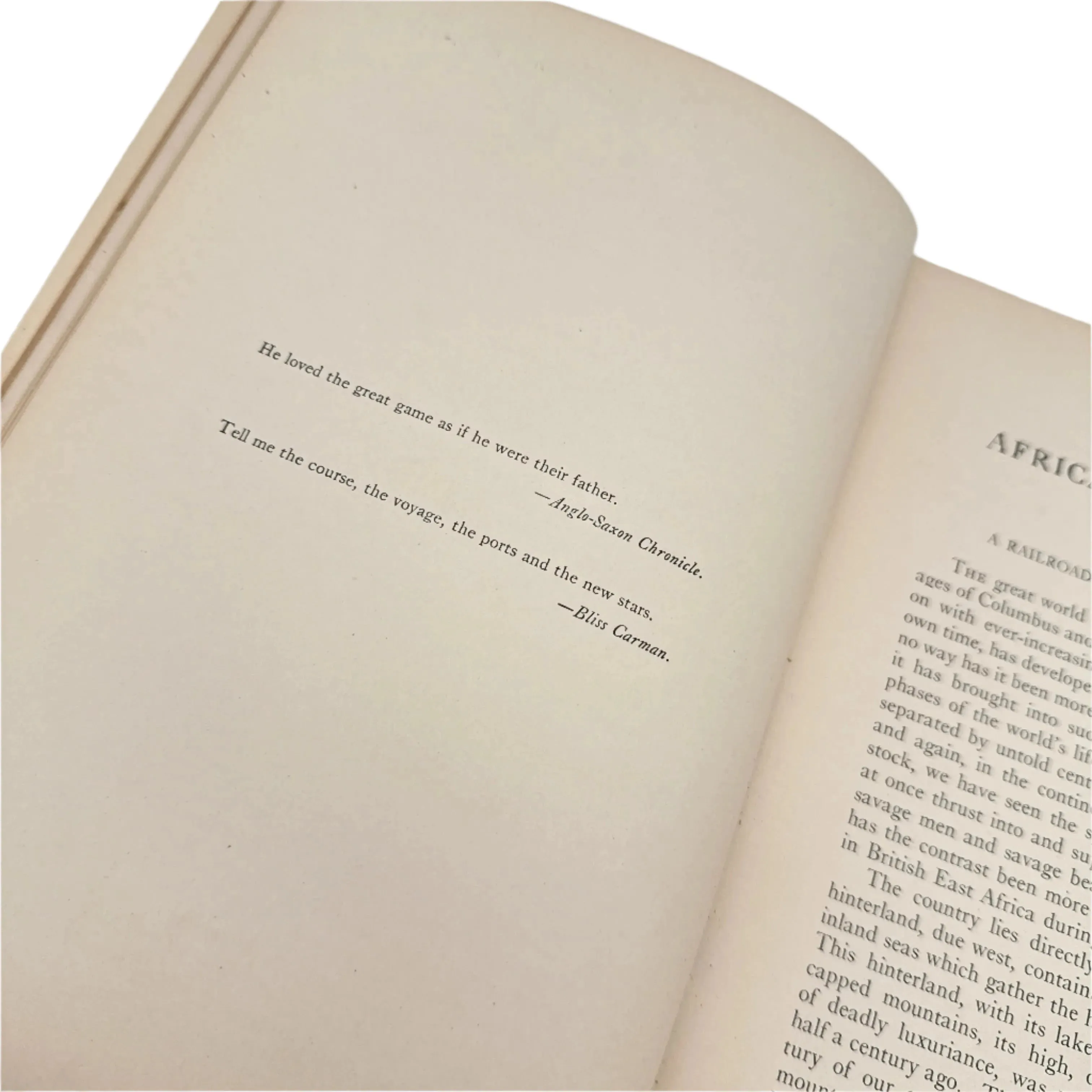 "African Game Trails" by Theodore Roosevelt — 1910