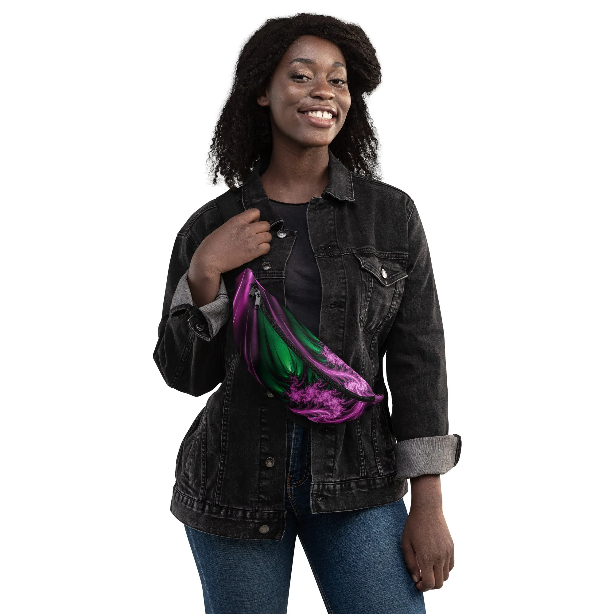 "Aurora Whispers Arctic Chic" Collection - Designer Fanny Pack
