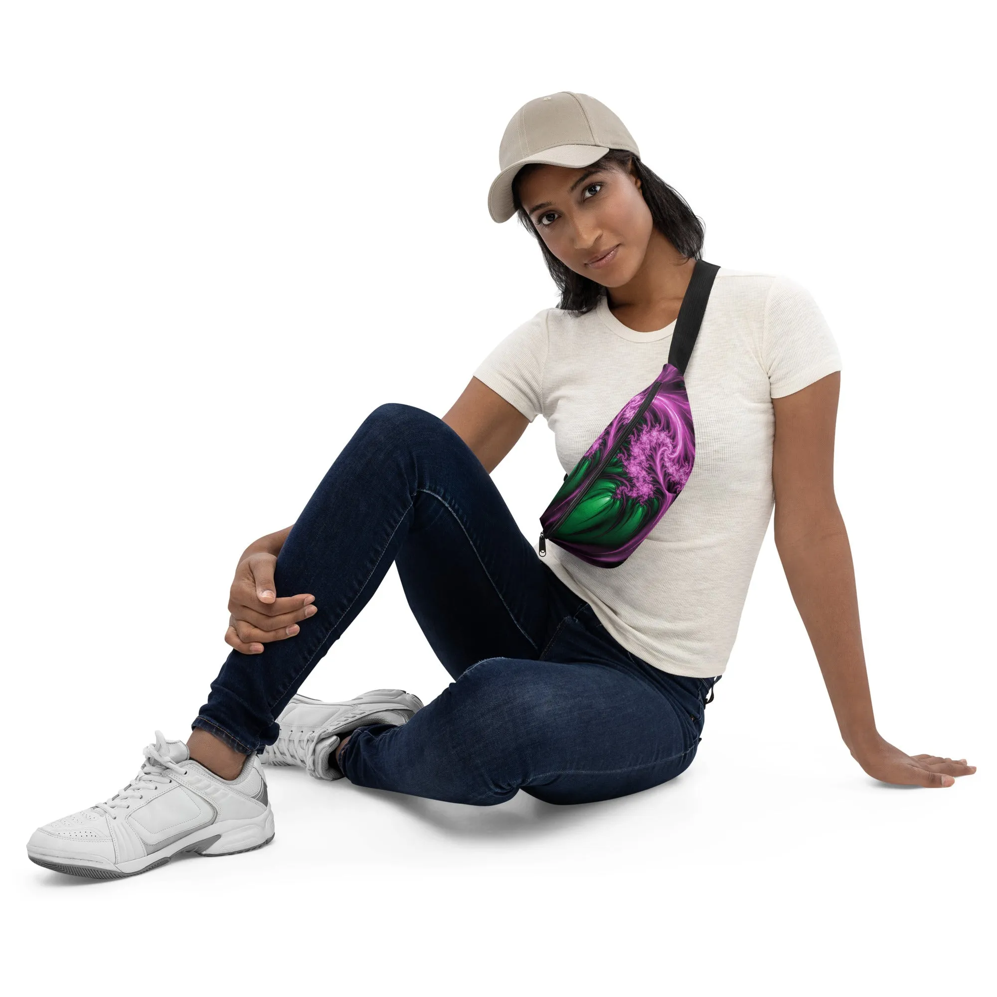 "Aurora Whispers Arctic Chic" Collection - Designer Fanny Pack