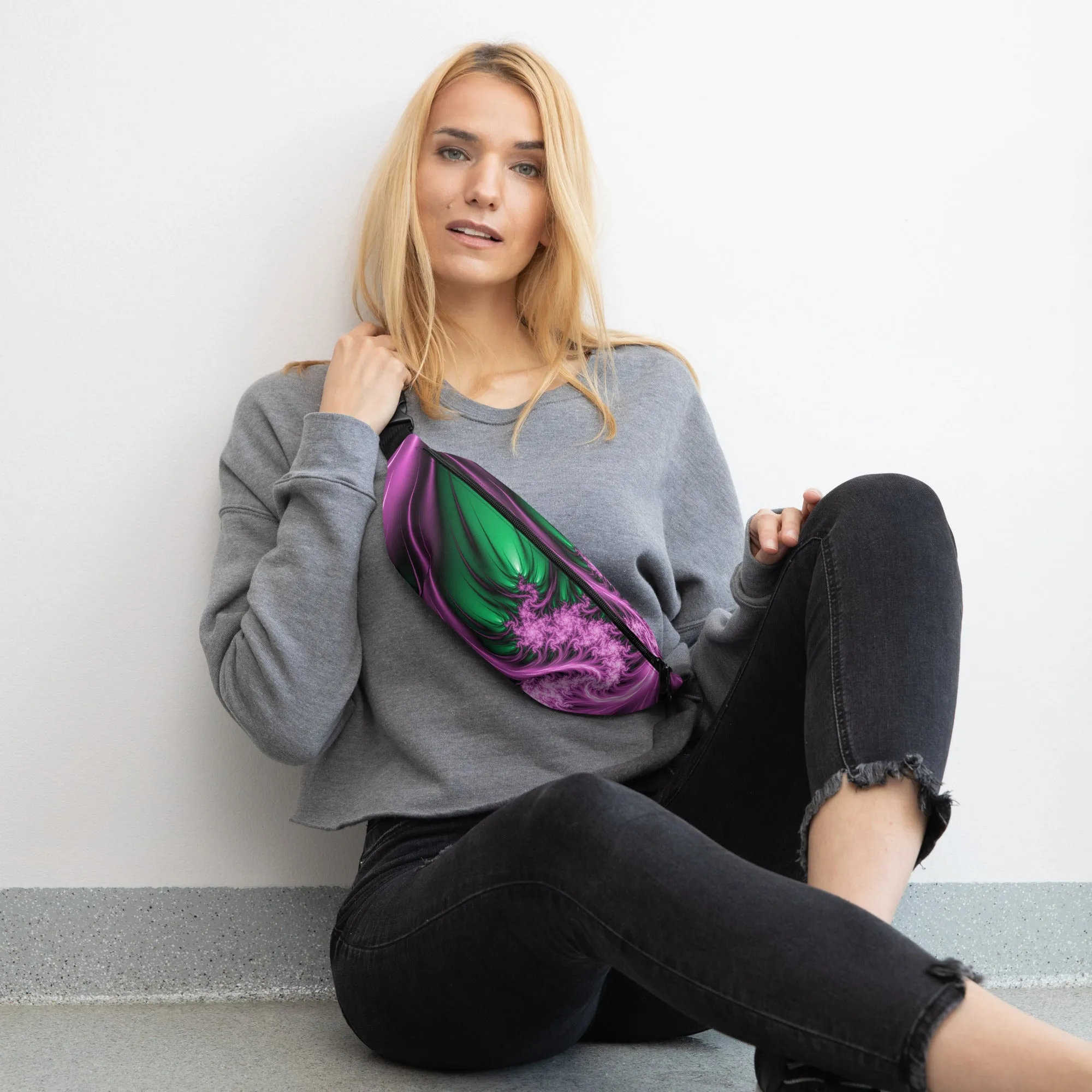"Aurora Whispers Arctic Chic" Collection - Designer Fanny Pack