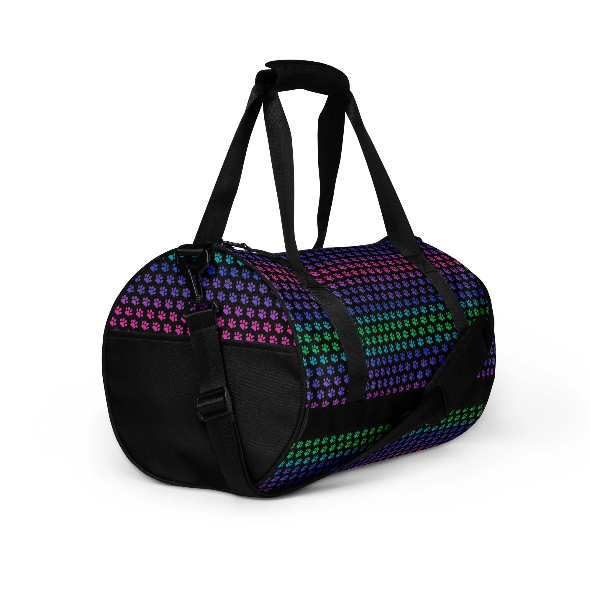 Rainbow Paws Duffel Bag