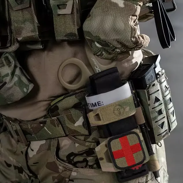 RECON GS2S Laser cut MOLLE Tourniquet / Emergency Shears Pouch