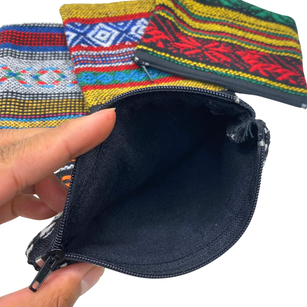 Retro Woven Coin Purse Assorted - Thailand