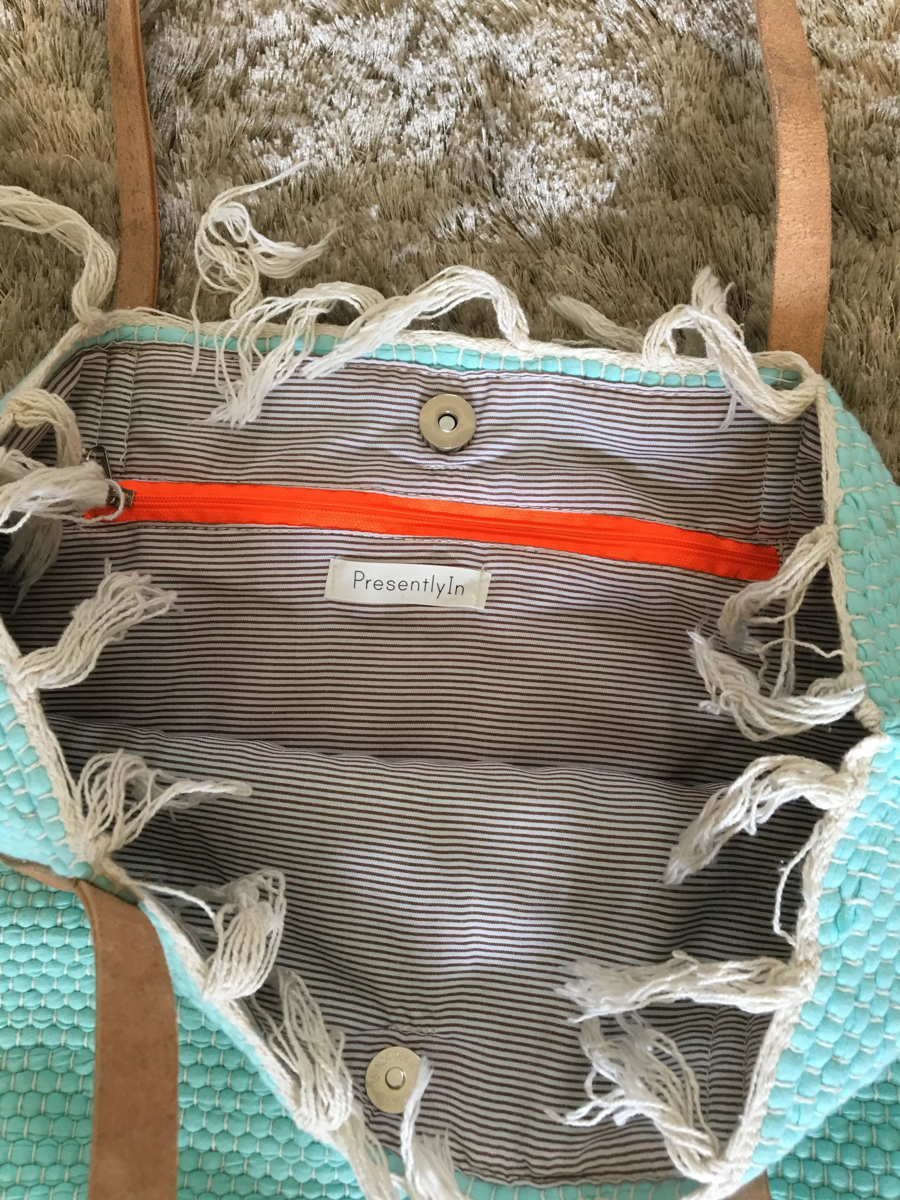 Rio Tote Bag in Spearmint Green