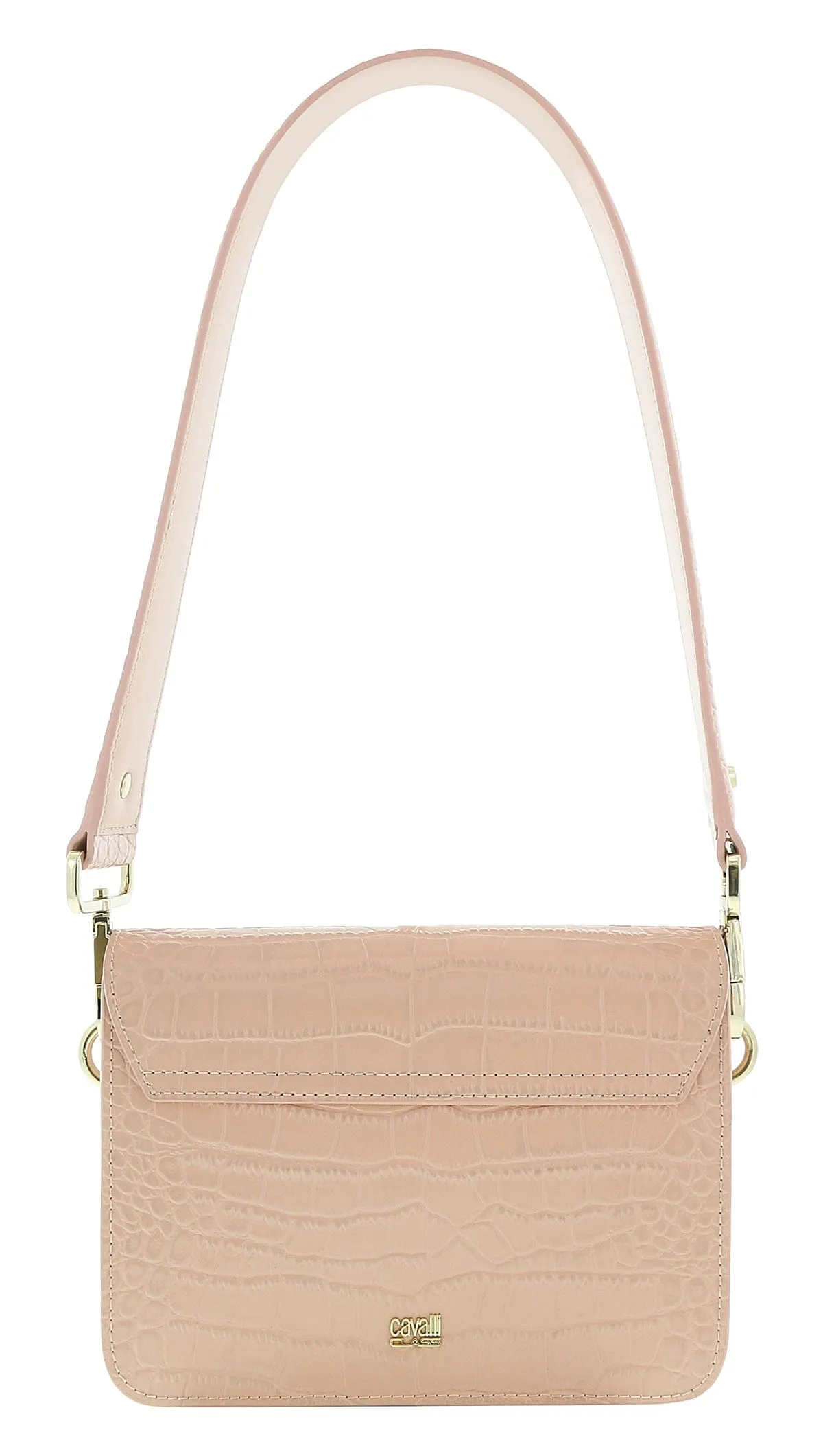 Roberto Cavalli  Class Milano Rmx 0 Nude Medium Shoulder Bag