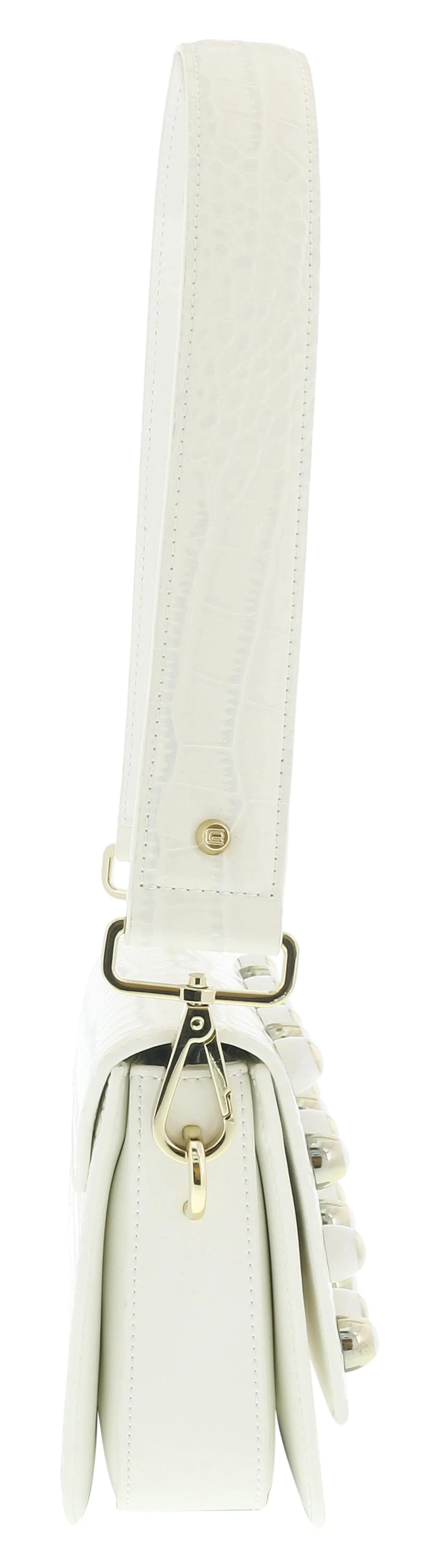 Roberto Cavalli GQLPAS 10 White Milano Rmx 0 Medium Shoulder Bag