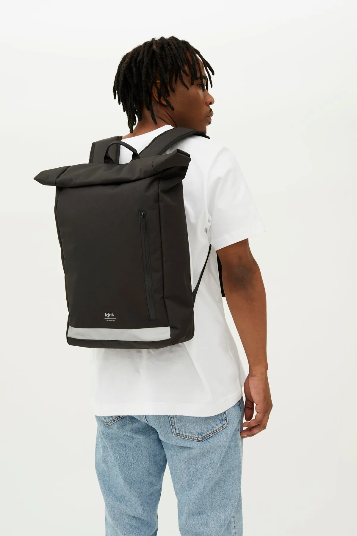 Roll Reflective Backpack Black