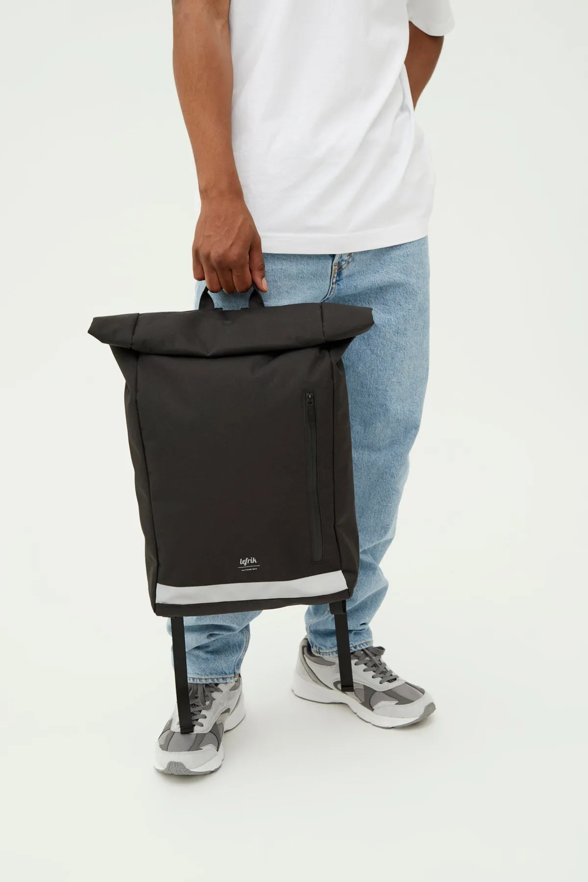Roll Reflective Backpack Black