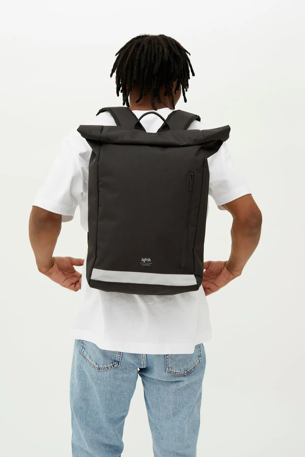 Roll Reflective Backpack Black