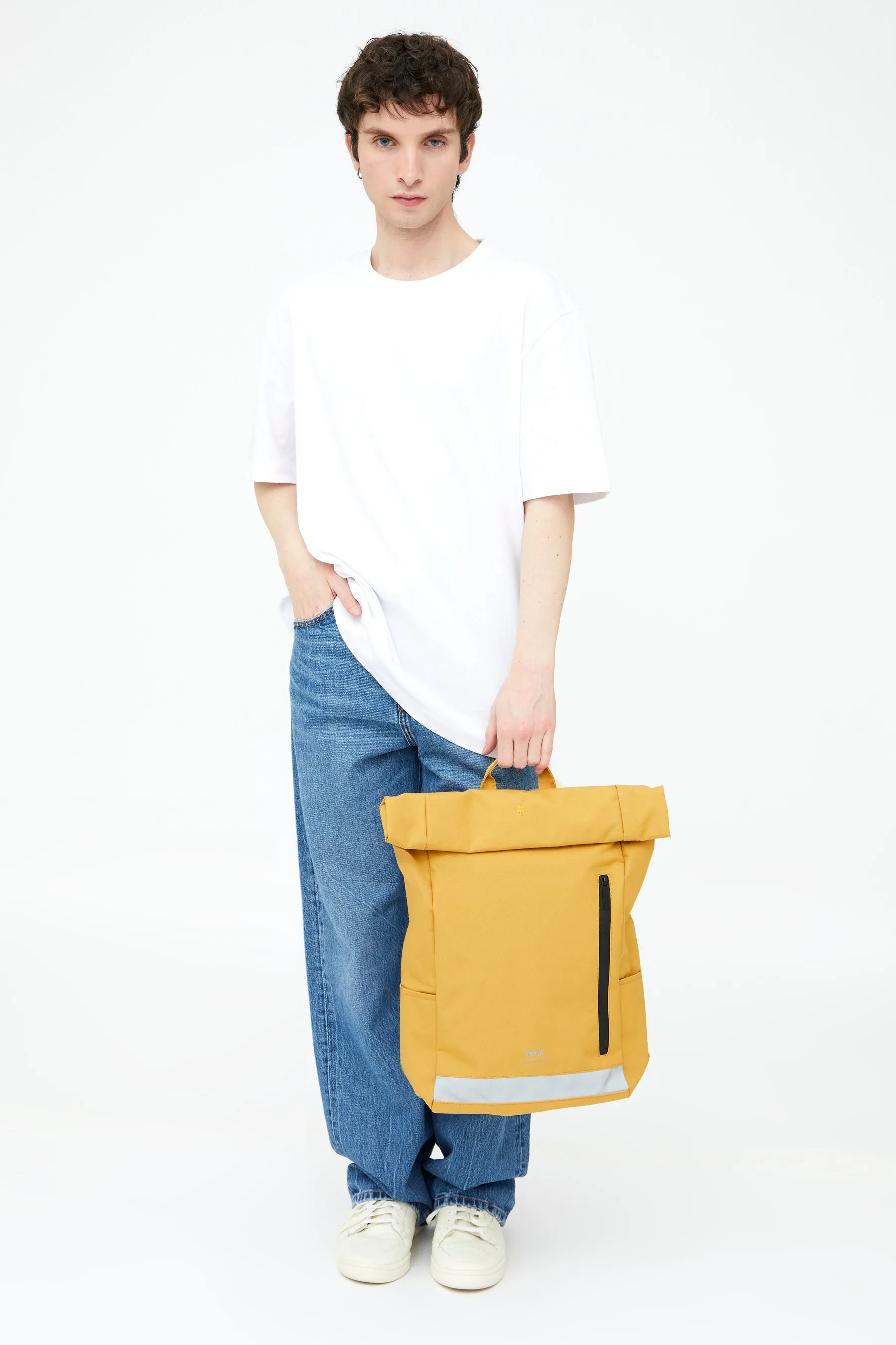 Roll Reflective Backpack Mustard