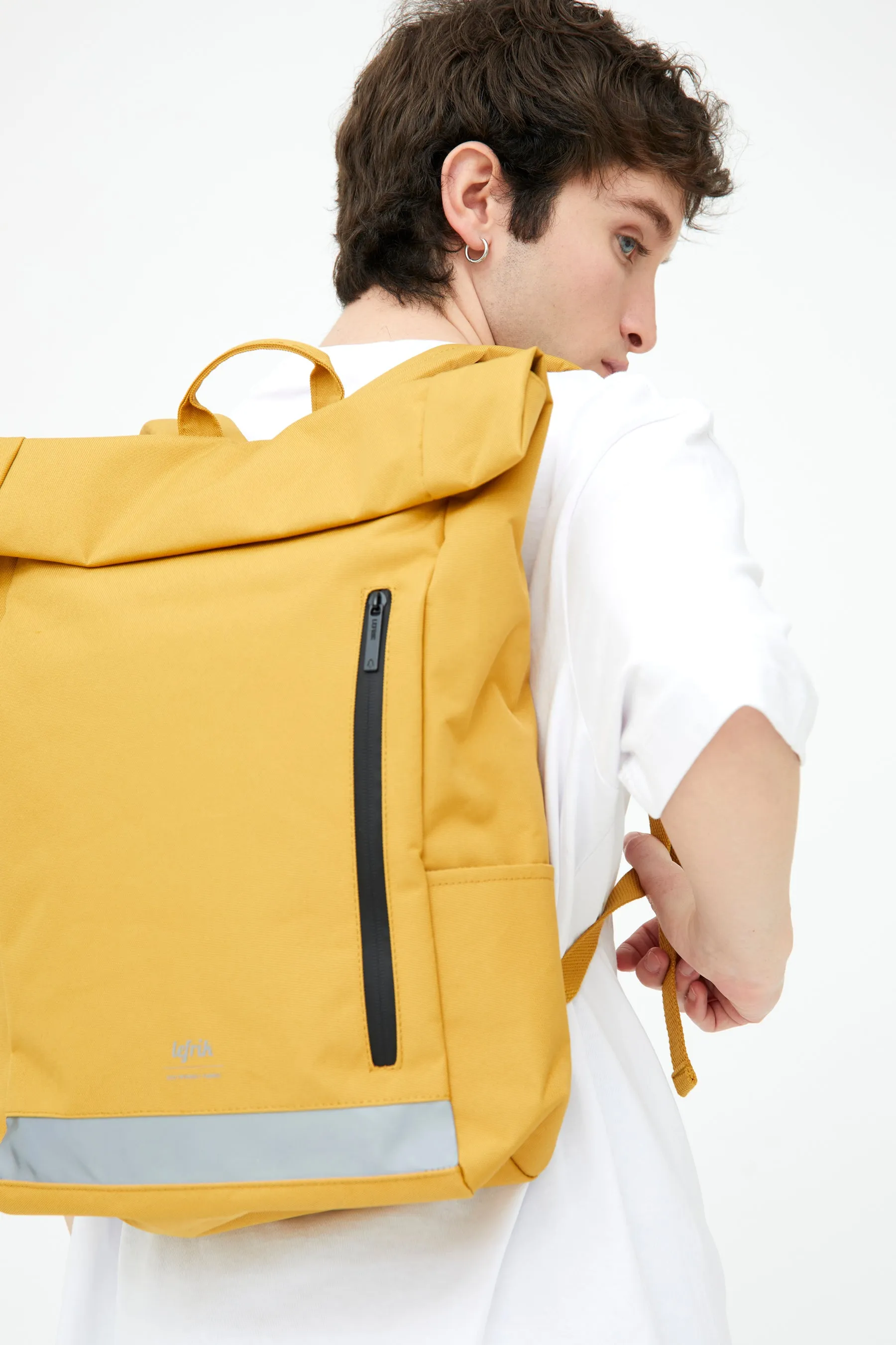 Roll Reflective Backpack Mustard