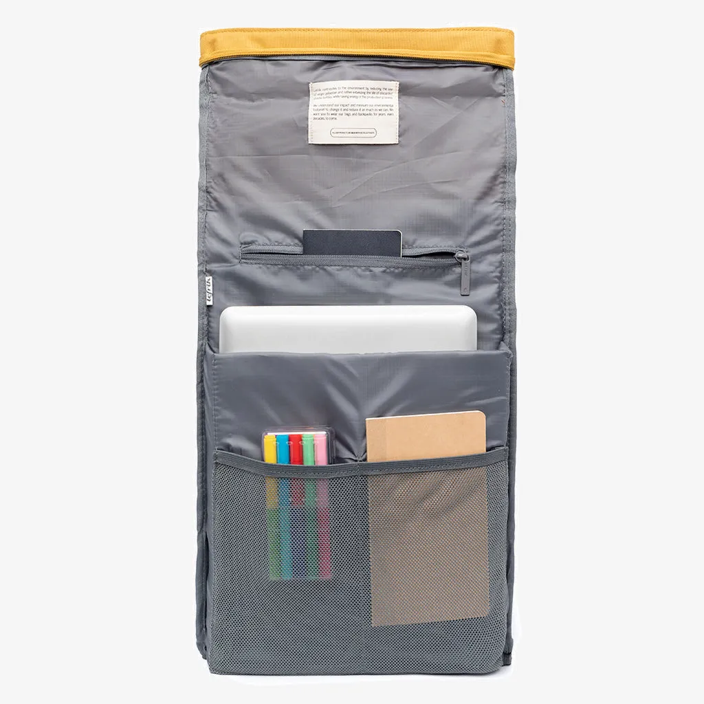 Roll Reflective Backpack Mustard