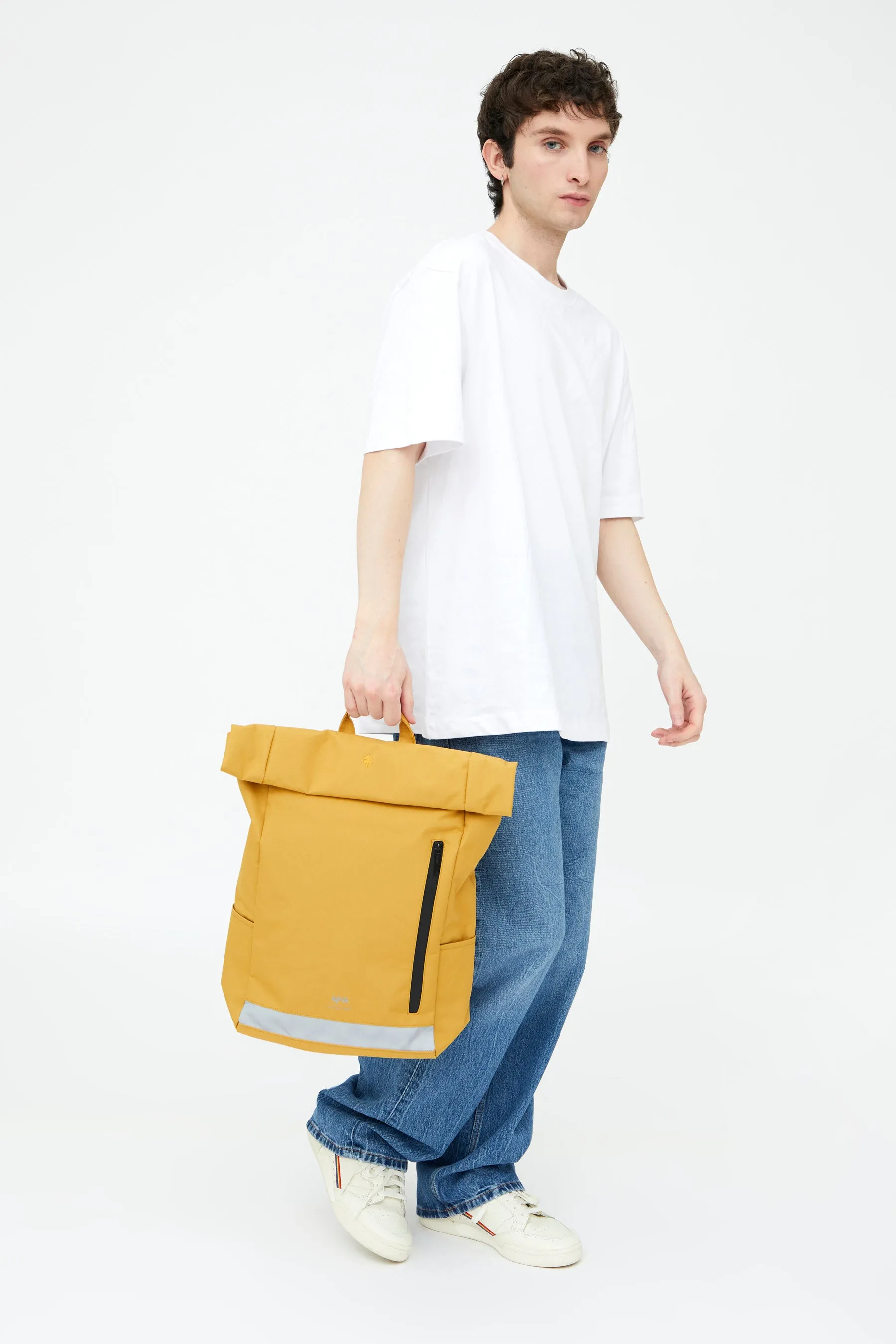Roll Reflective Backpack Mustard