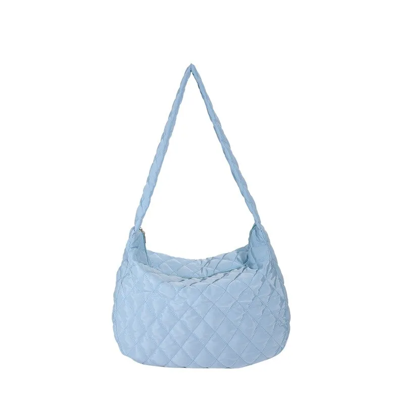Roomy Quilted Shopper with Zip Closure