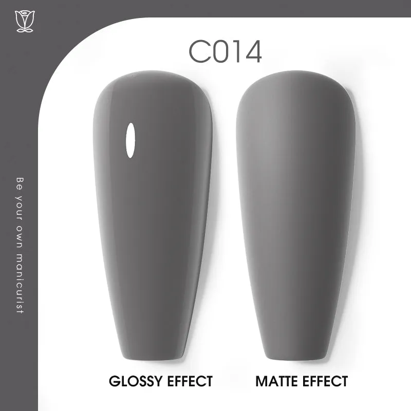 ROSALIND 10 Color Gray Series Nail Gel Bright For Nail Art Design LED/UV Lamp RA