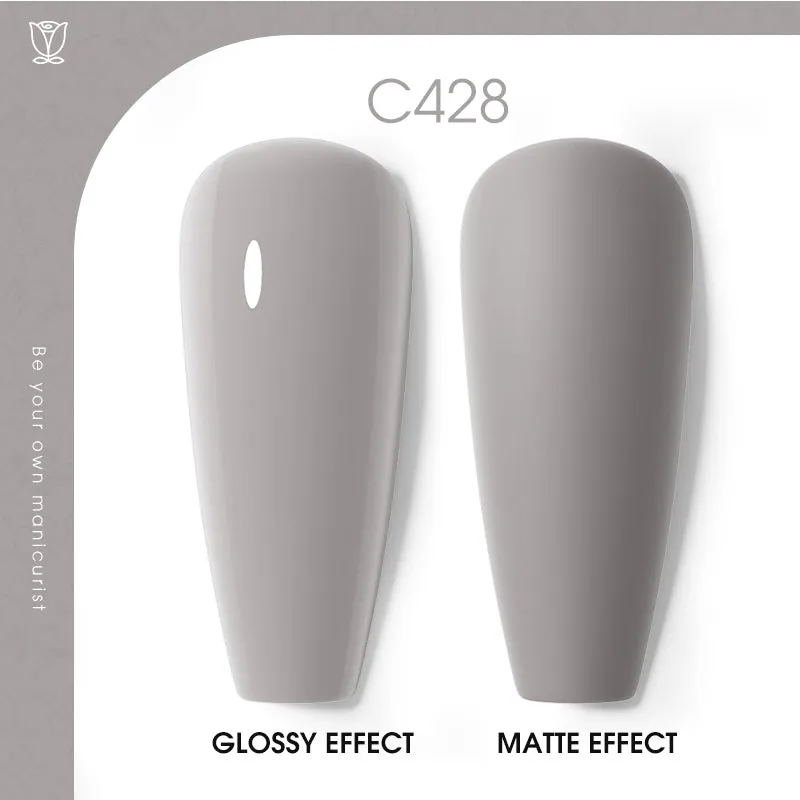 ROSALIND 10 Color Gray Series Nail Gel Bright For Nail Art Design LED/UV Lamp RA