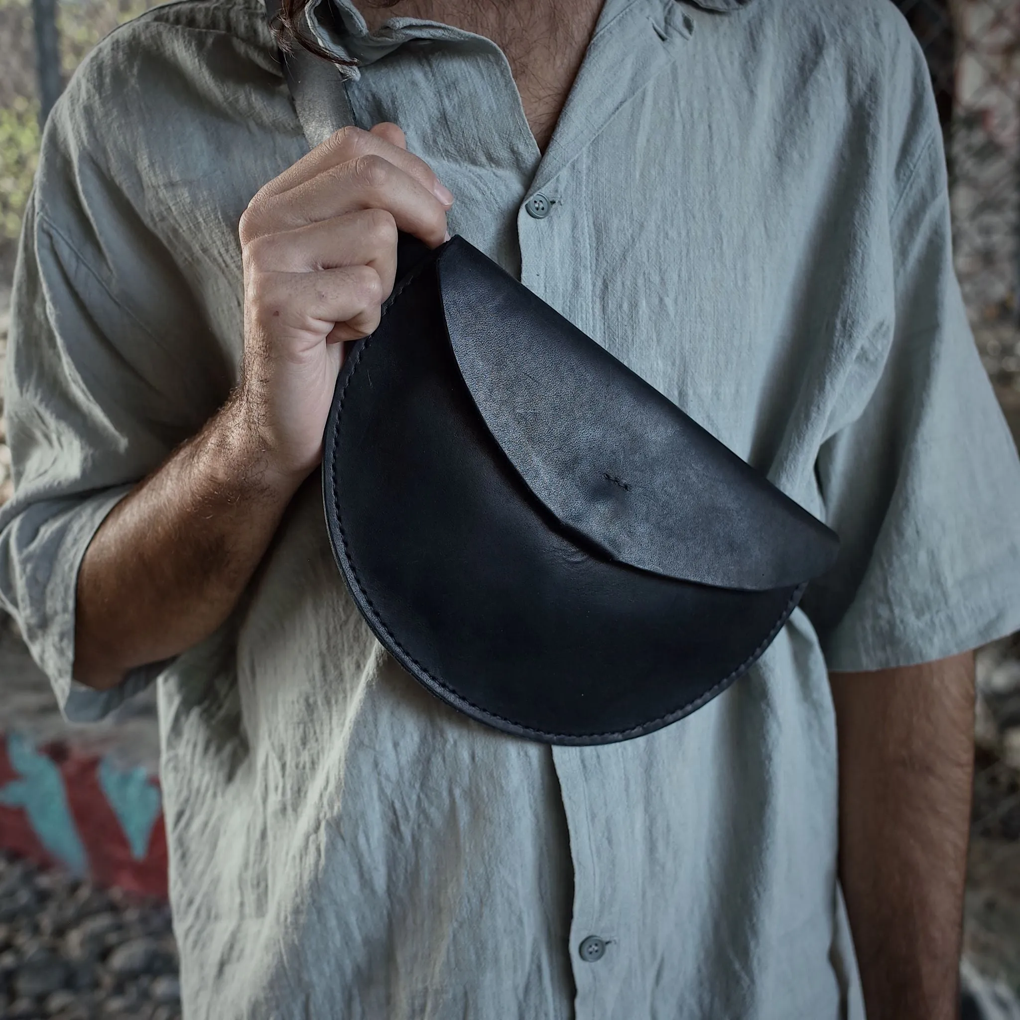 Rosemont Leather Fanny Pack – Black Edition