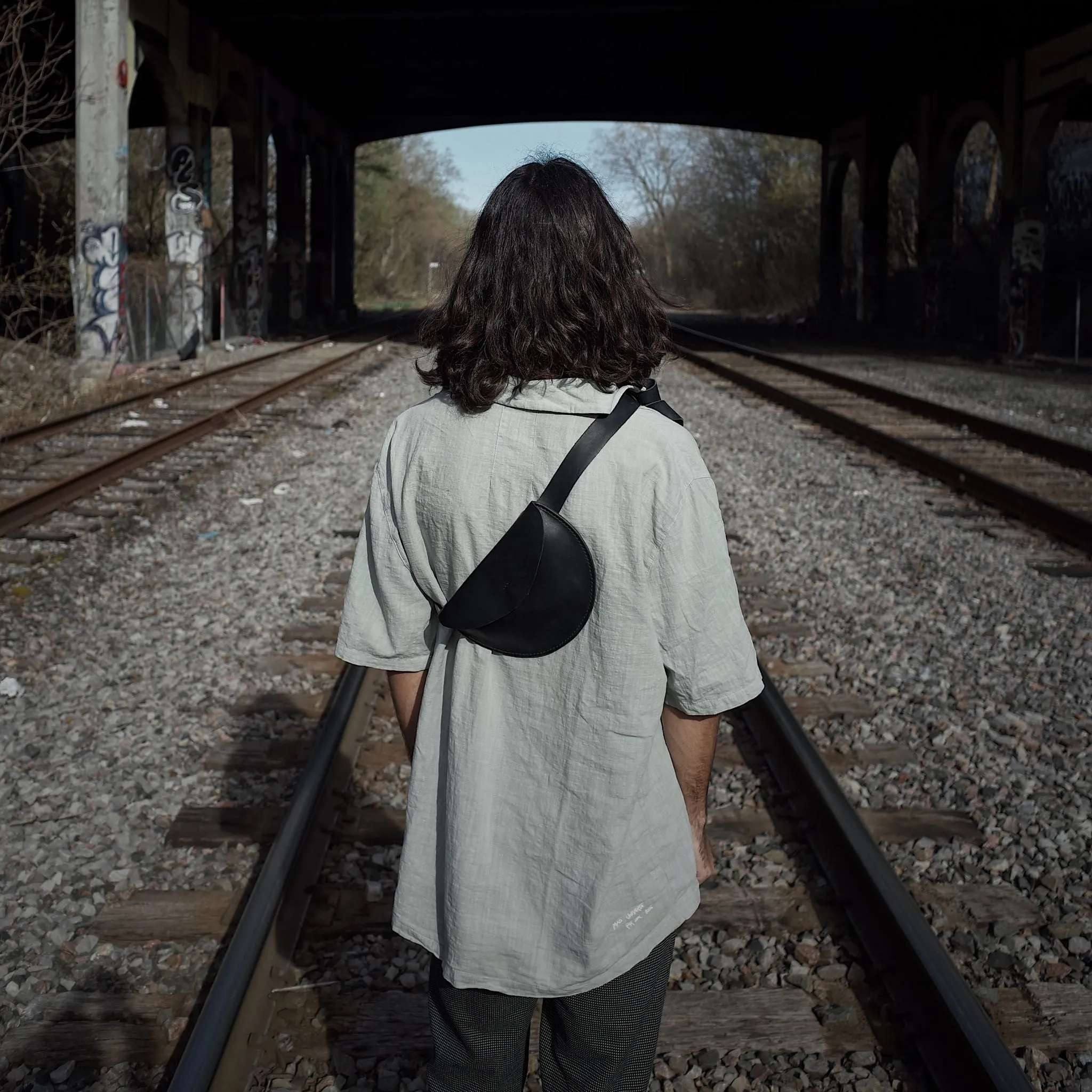 Rosemont Leather Fanny Pack – Black Edition