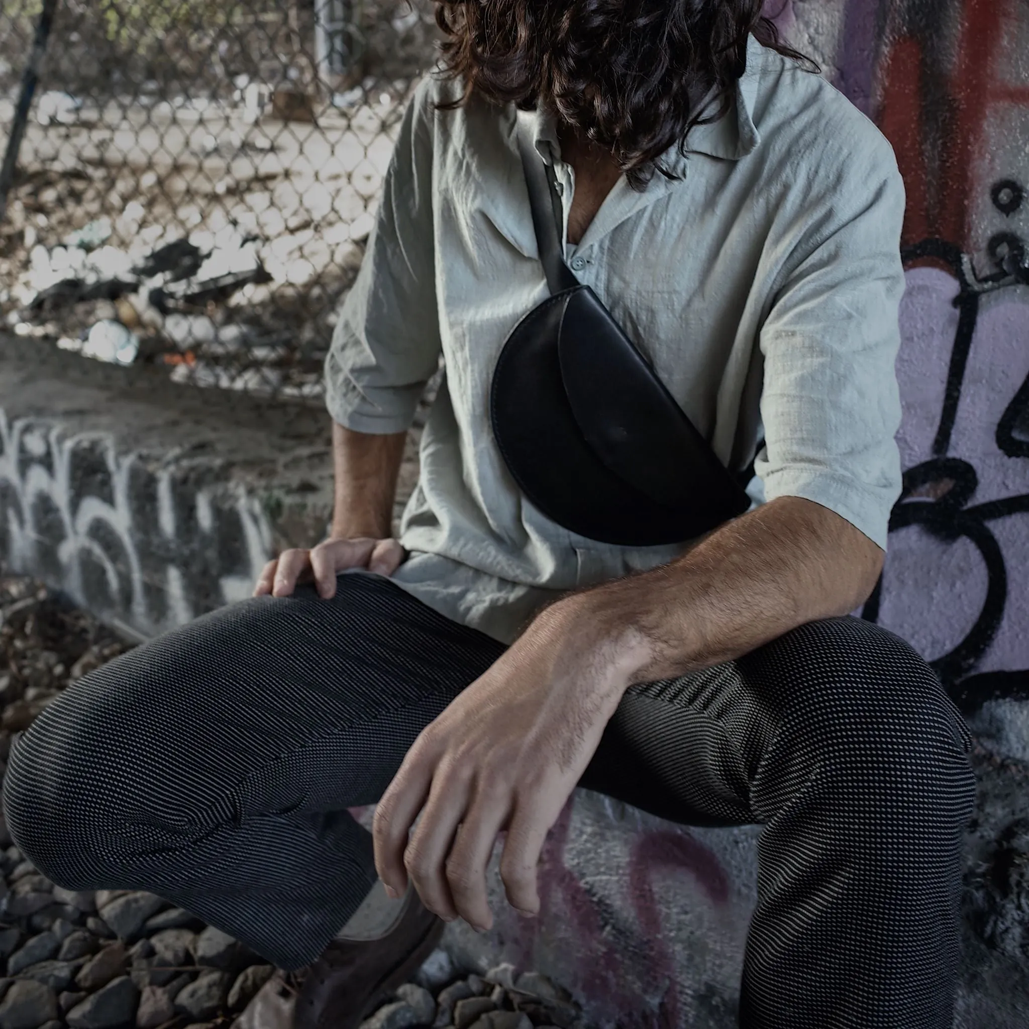 Rosemont Leather Fanny Pack – Black Edition